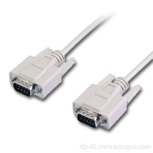 DB 9 Male to DB 9 Female Computer Cable, RoHS Compliant, High Performance and Favorable Price